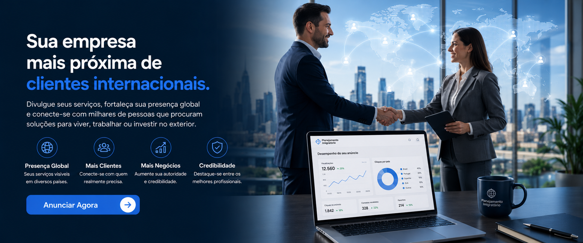 3. Sua empresa mais próxima de clientes internacionais com planejamento imigratório
