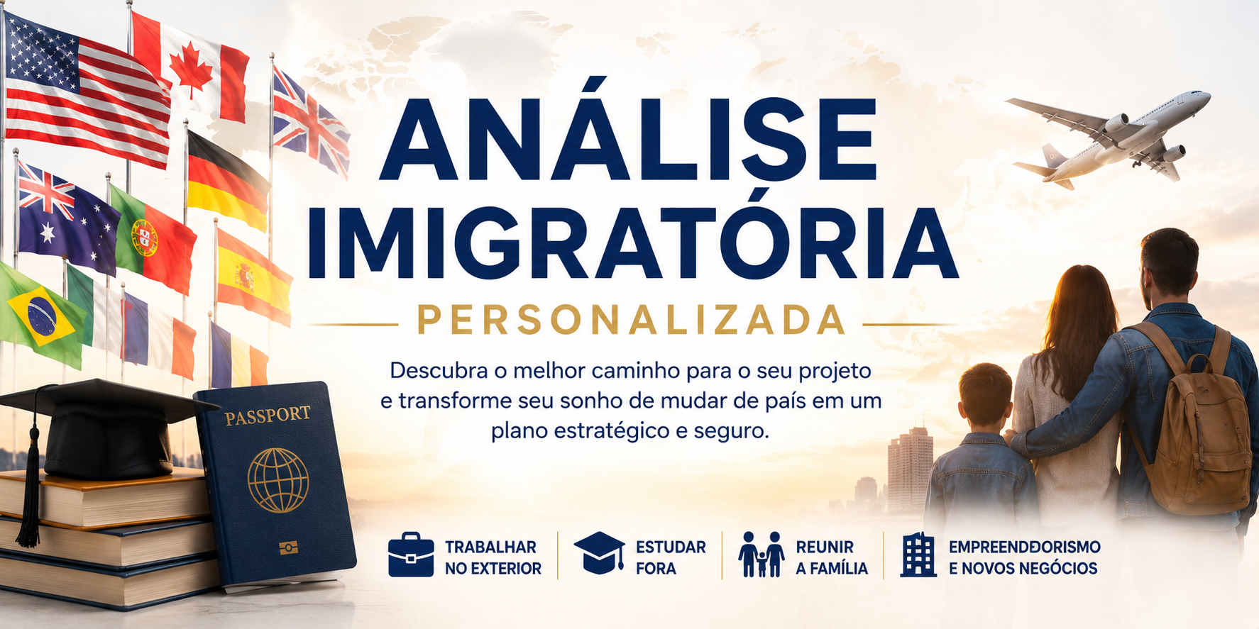 🇧🇷 Análise Imigratória Personalizada para mudar de país🌍