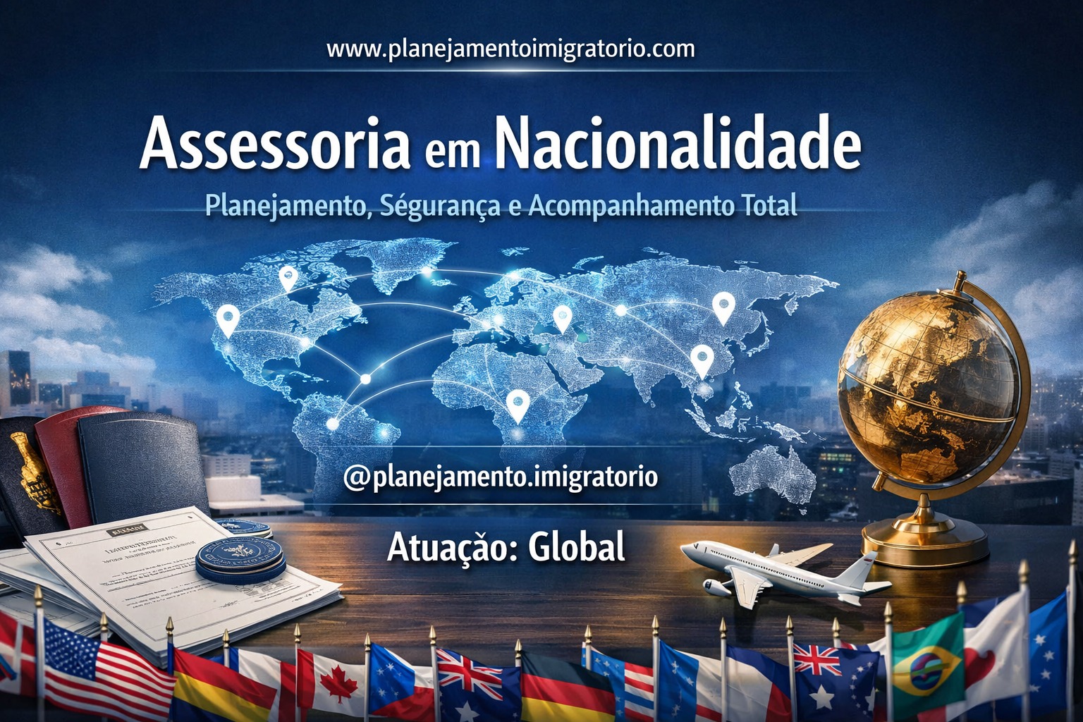 Assessoria em Nacionalidade — Planejamento, Segurança e Acompanhamento Total