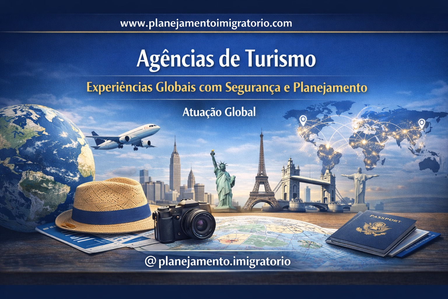 Agências de Turismo — Experiências Globais com Segurança e Planejamento