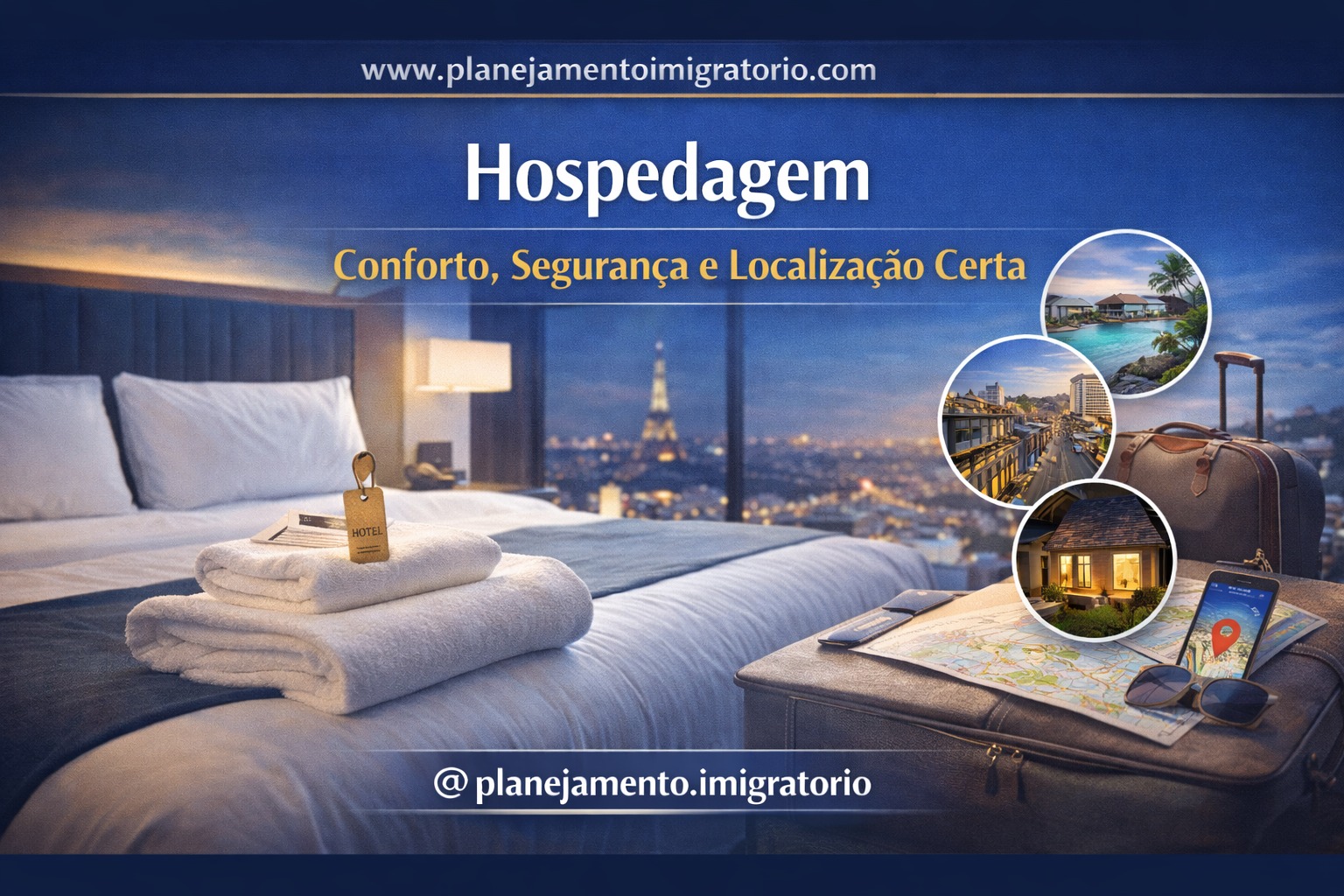 Hospedagem — Conforto, Segurança e Localização Certa