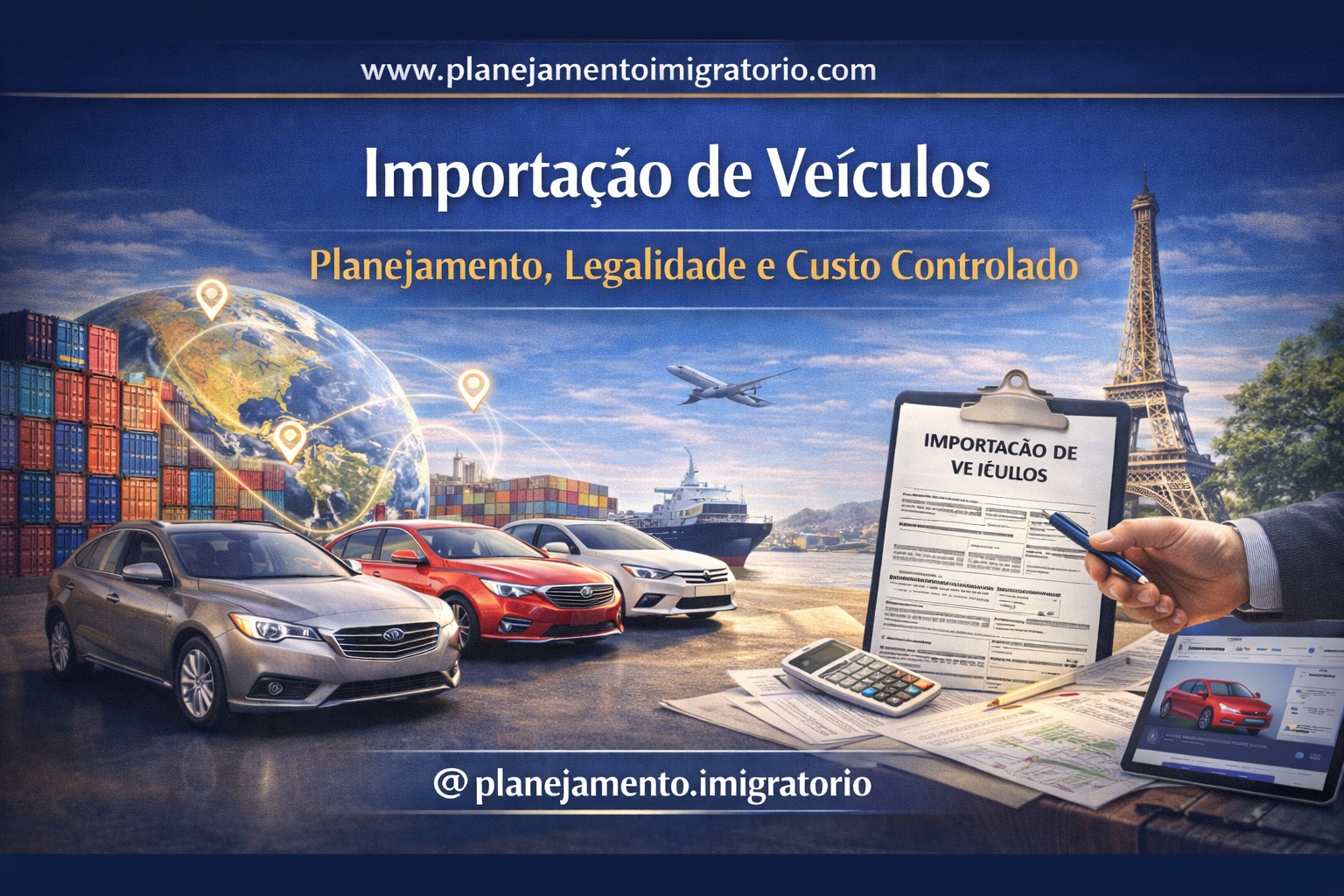 Importação de Veículos — Planejamento, Legalidade e Custo Controlado