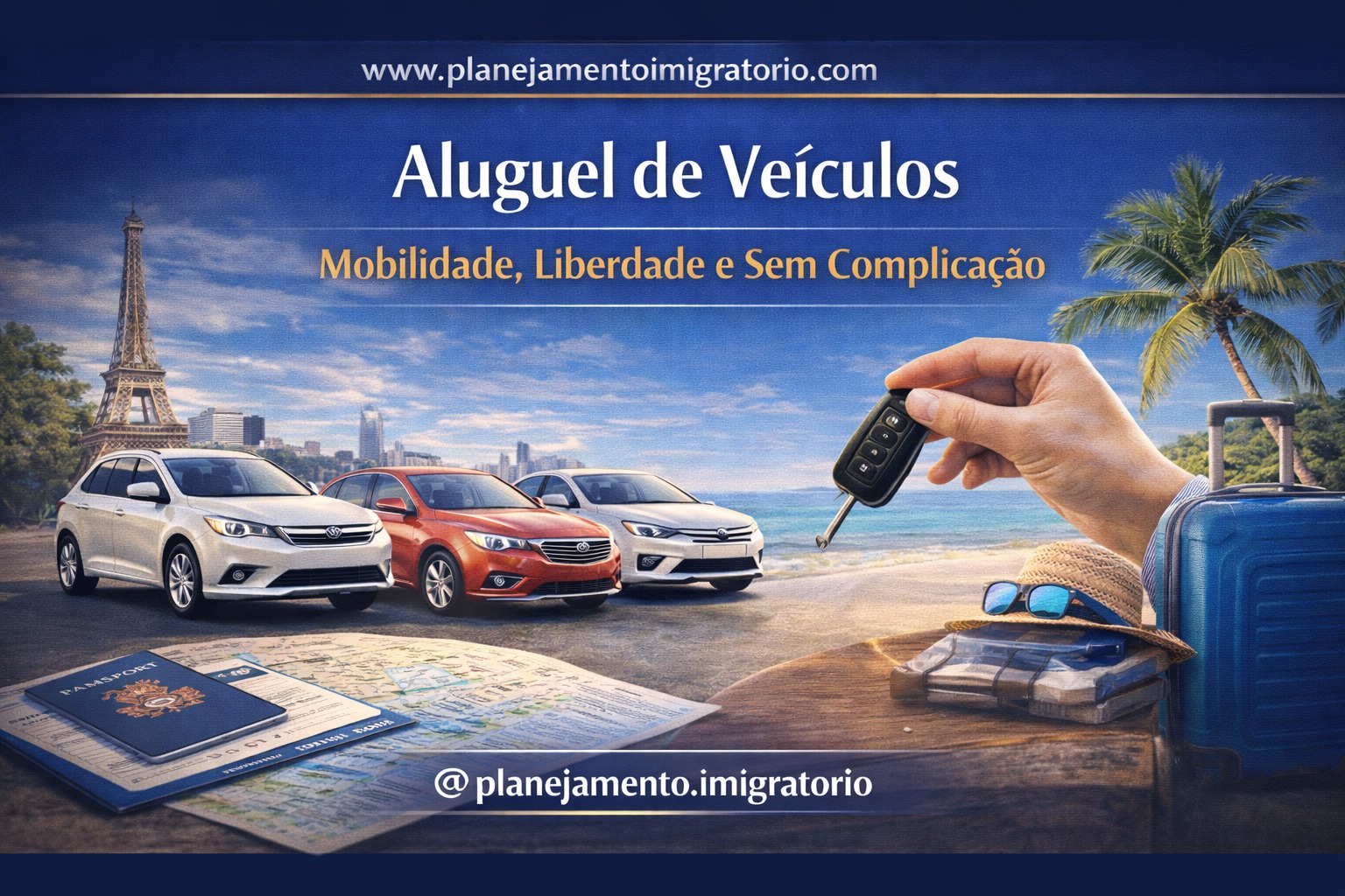 Aluguel de Veículos — Mobilidade, Liberdade e Sem Complicação