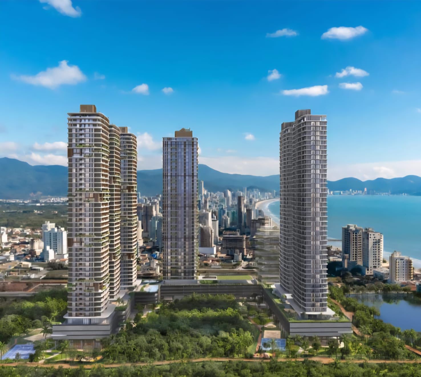 Apartamentos com Vista mar definitiva em um dos pontos mais privilegiados de Porto Belo – Santa Catarina.